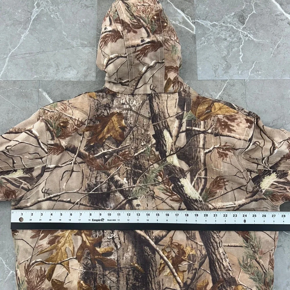 Vintage Carhartt J221 CAP Jacket Mens XL Realtree Camo Hunting Workwear Quilted - Picture 8 of 9